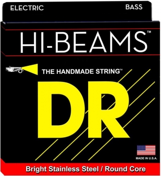 Струны для 5-ти струнной бас-гитары 45-130 DR MR5-130 Hi-Beam Stainless Steel