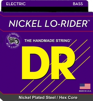 Струны для 5-ти струнной бас-гитары 45-125 DR NMH5-45 Lo-Rider Nickel Plated