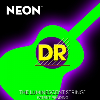Струны для акустической гитары 11-50 DR NGA-11ML Neon Green