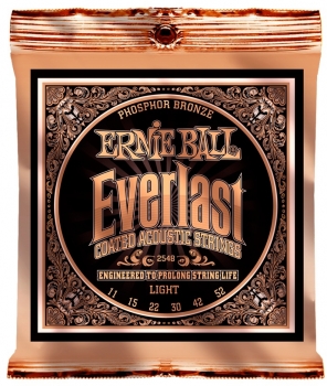 Струны для акустической гитары 11-52 Ernie Ball 2548 Everlast Phosphor Bronze