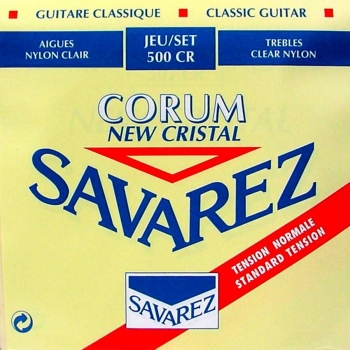 Струны для классической гитары Savarez 500 CR Corum New Cristal Normal Tension