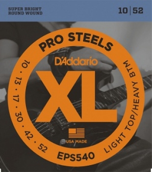 10-52 D'addario EPS540 Pro Steels