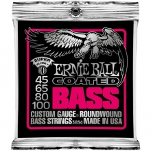 Струны для Бас-гитары 45-100 Ernie Ball 3834 Coated Super Slinky