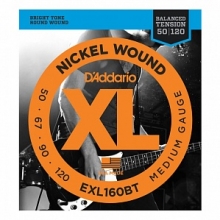 Струны для Бас-гитары 50-120 D'Addario EXL160BT Nickel Wound Electric Bass