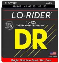 Струны для Бас-гитары 45-125 DR MH5-45 Lo-Rider Stainless Steel