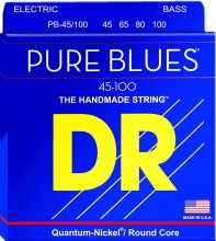 Струны для Бас-гитары 45-100 DR PB-45/100 Pure Blues