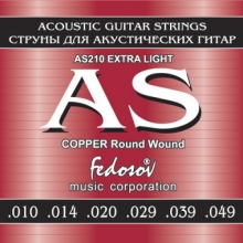 Струны для акустической гитары 11-52 Fedosov AS210