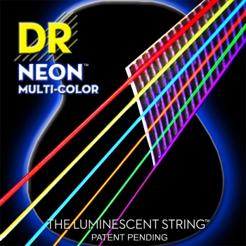 Струны для акустической гитары 10-48 DR NMCA-10 Neon Multicolor