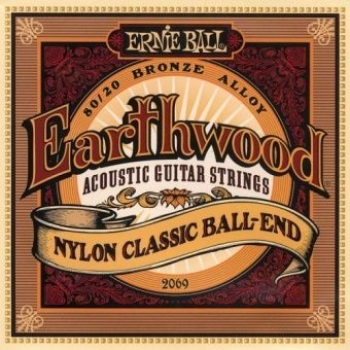 Струны для классической гитары 28-42 Ernie Ball 2069 Earthwood Ball End