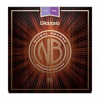 Струны для акустической гитары 11-52 D'addario Nickel Bronze NB1152