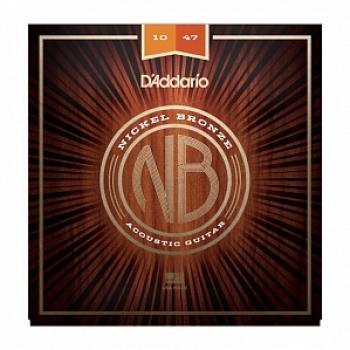 Струны для акустической гитары 10-47 D'addario Nickel Bronze NB1047