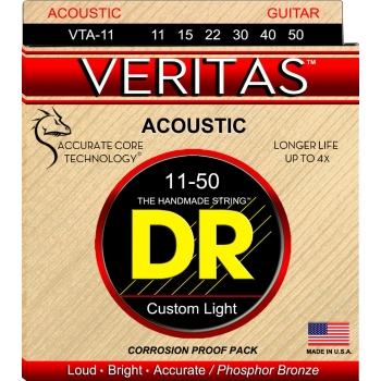 Струны для акустической гитары 11-50 DR VTA-11 VERITAS