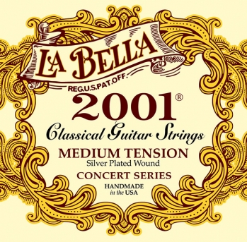 Струны для классической гитары La bella 2001M Medium