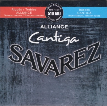 Струны для классической гитары Savarez 510ARJ Mixed Tenson Cantiga Premium