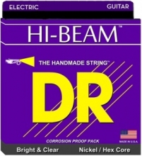 Струны для электрогитары 09-42 DR LTR-9  Hi-Beam Nickel Plated