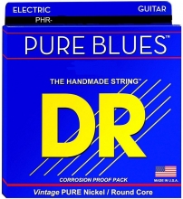 Струны для электрогитары 10-52 DR PHR-10/52 Pure-Blues Pure Nickel
