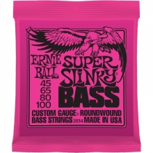 Струны для Бас-гитары 45-100 Ernie Ball 2834 Super Slinky