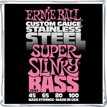 Струны для Бас-гитары 45-100  Ernie Ball 2844 Stainless Steel
