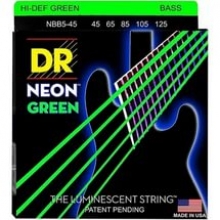 Струны для Бас-гитары 45-125 DR NEON NGB5-45 Green