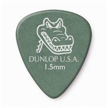 1.5мм Jim Dunlop Gator Grip Picks Зеленый