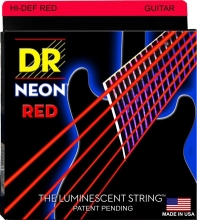 Струны для электрогитары 10-46 DR NRE-10 Neon Красные