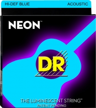 Cтруны для акустической гитары 10-48 DR NBA-10 Neon Синие