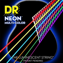 Cтруны для акустической гитары 10-48 DR NMCA-10 Neon Multicolor