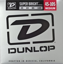 45-105 Dunlop DBSBN45105 Super Bright Nickel Wound