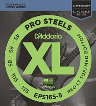 45-135 D'Addario EPS165-5 String ProSteels