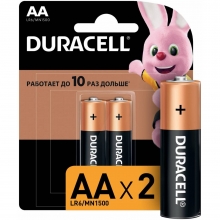 Батарейка AA DURACELL LR6 BASIC CN 2шт
