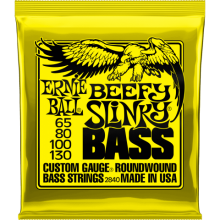 Струны для Бас-гитары 65-130 Ernie Ball 2840 Beefy Slinky