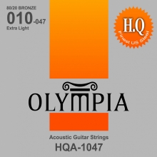 Cтруны для акустической гитары 10-47 Olympia HQA1047 80/20 Bronze