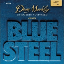 Cтруны для акустической гитары 11-52 Dean Markley DM2034 Blue Steel