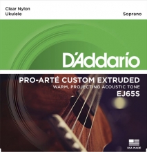 Струны для Укулеле D'Addario EJ65S Pro-Arte сопрано