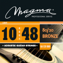 Струны для гитары 10-48 Magma Strings GA120B80