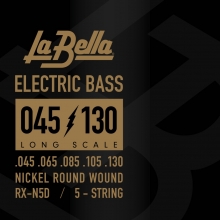 Струны для Бас-гитары 45-130 La Bella RX-N5D Nickel